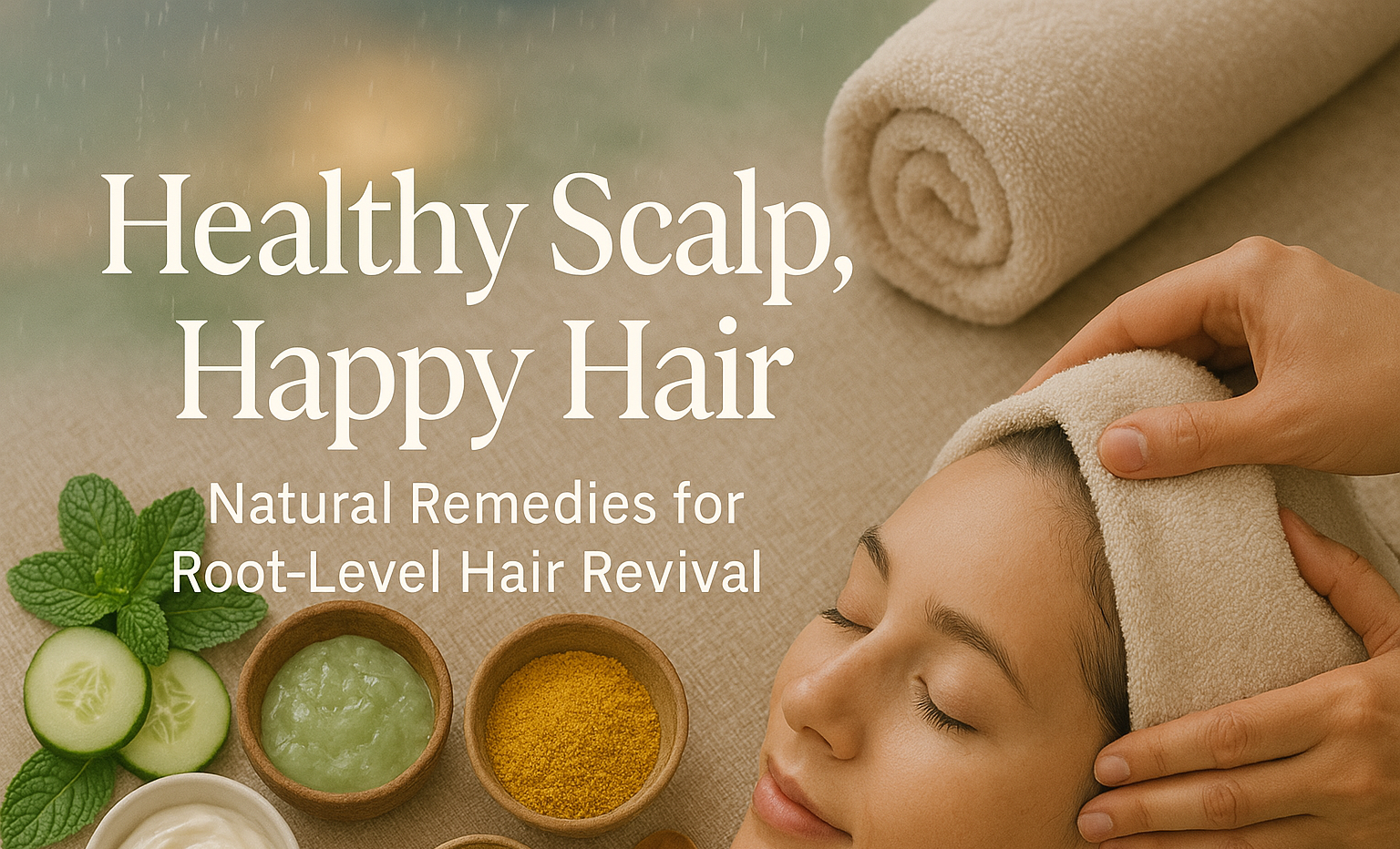 Read more about the article Healthy Scalp, Happy Hair: Natural 5 Remedies