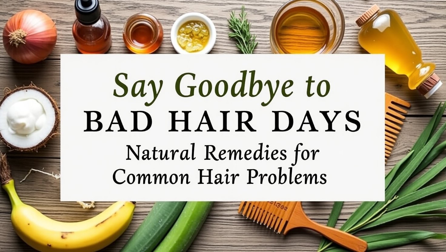 Read more about the article 7 Common Hair Problems & Natural proven Remedies